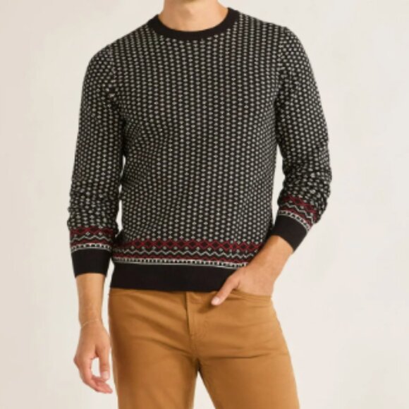 Free Assembly Men's Nordic Stitch Crewneck Sweater Size 3XL - Picture 4 of 5
